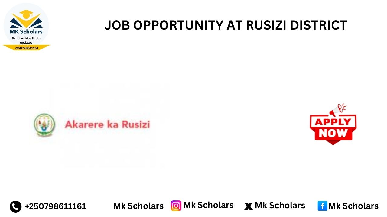 JOB OPPORTUNITY AT RUSIZI DISTRICT